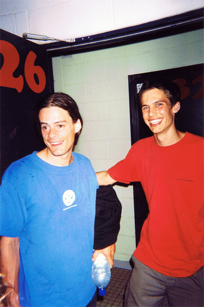 James and Henry, Dortmund, 1999. Photo Charlie Graley.